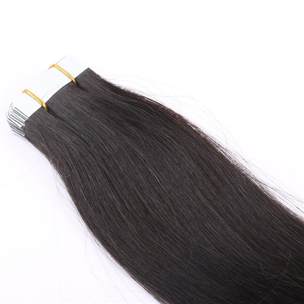 Natural black 1B tape hair extensions reviews YJ264